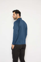 Neva High Neck Solid Men tshirt Full sleeves