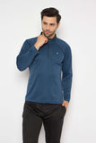 Neva High Neck Solid Men tshirt Full sleeves