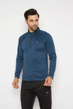 Neva High Neck Solid Men tshirt Full sleeves