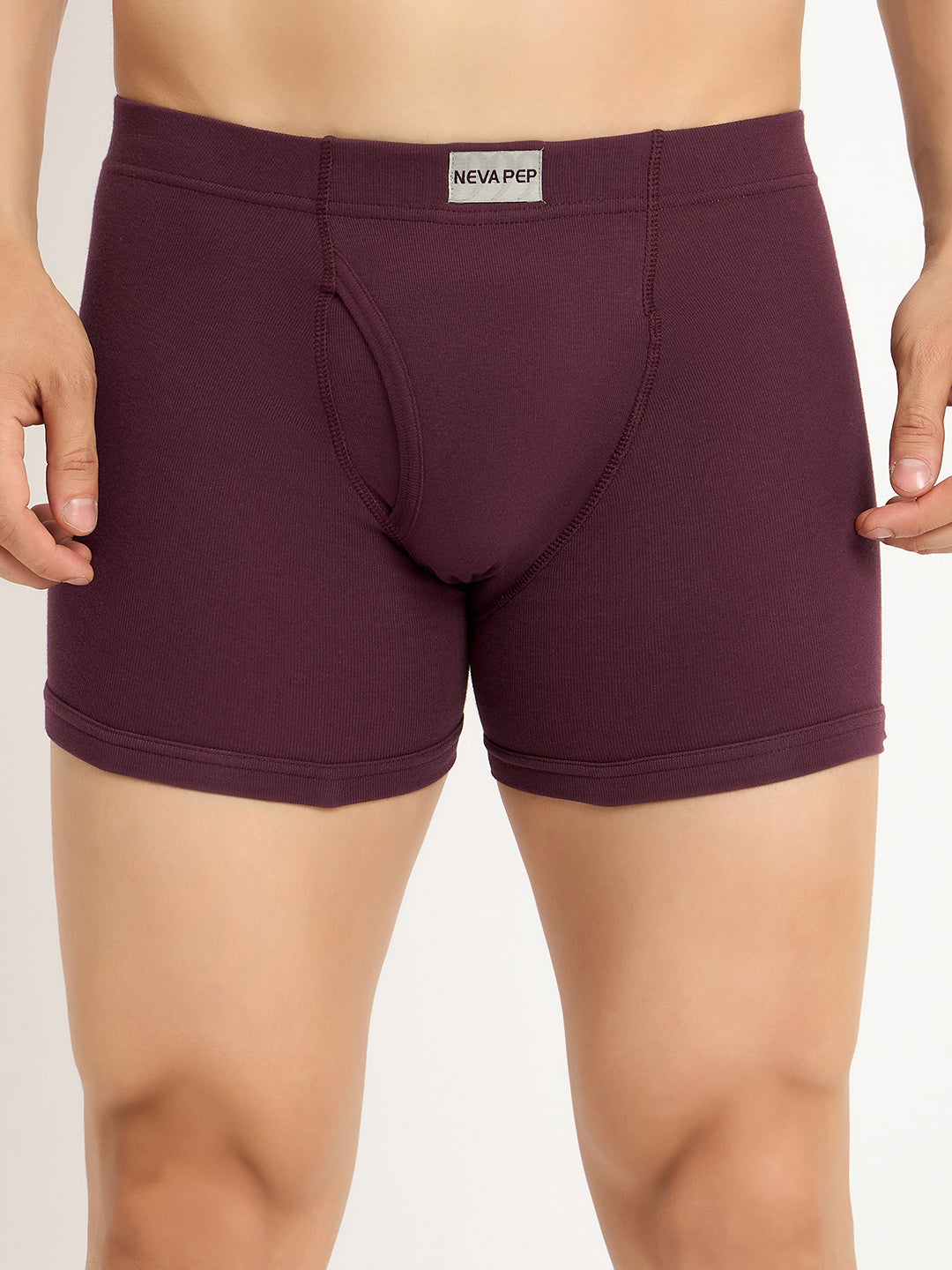 Rib Knit Trunk  NEVA Pack Of 3 Trunk PEP08-BUR