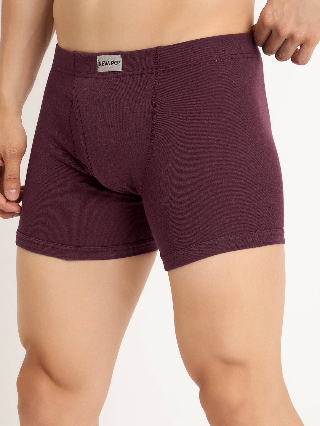 Rib Knit Trunk  NEVA Pack Of 3 Trunk PEP08-BUR