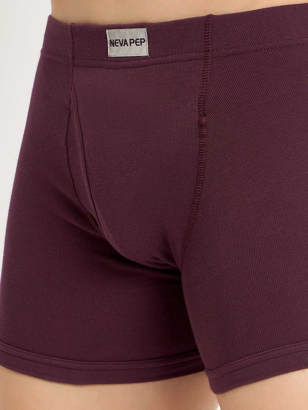 Rib Knit Trunk  NEVA Pack Of 3 Trunk PEP08-BUR