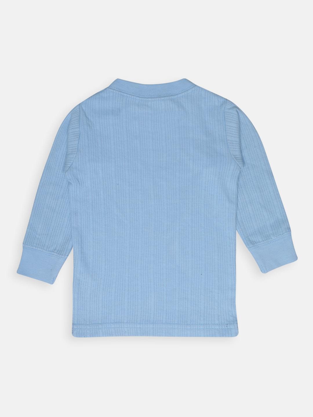 Kids Round Neck Thermal & Bottom Set