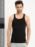 Neva MAXX Men pack of 2 Sleeveless colored Vests round neck