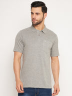 Neva Men Polo Neck Half Sleeves T-shirt Solid Pattern Chest Pocket