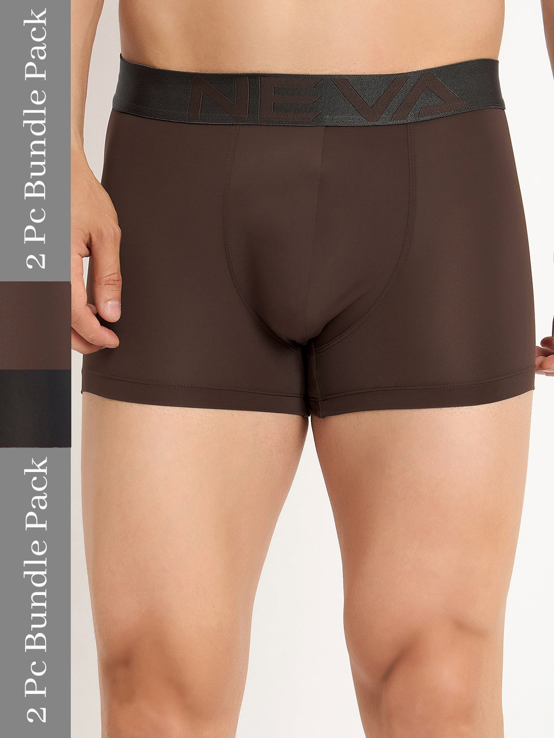 Neva FlexiFit Gents pack of 2 Trunk for Men elasticated waistband