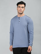 Neva Men Crew Neck Full Sleeves T-shirt Dotted pattern