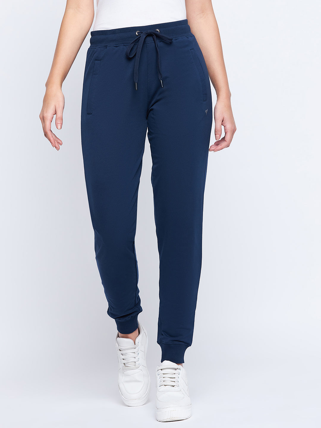 Neva Women Trackpants Elasticated waistband with Drawstring Slim Fit