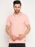 Neva Men Polo Neck Half Sleeves T-shirt Solid pattern Chest Pocket