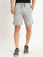 Neva Men Bermuda Elasticated drawstring waistband side pockets solid pattern