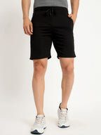 Neva Men Bermuda Elasticated drawstring waistband side pockets solid pattern