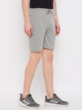 Livfree Men's Bermuda in Wave Pattern Both Side Zipper Pockets - Grey Mix