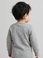 Neva Kids Unisex (Boys and Girls) 3 Uppers Set Esancia Thermal- Milange Grey