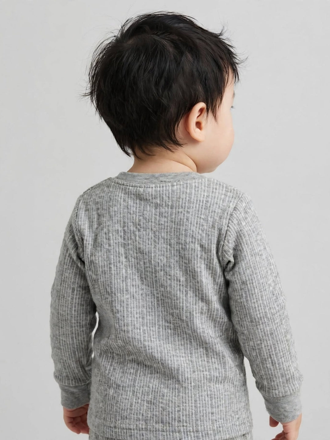 Neva Kids Unisex (Boys and Girls) 3 Upper Set Esancia Thermal- 2 Milange Grey and 1 Off White