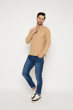 Full Sleeve Polo With Pocket