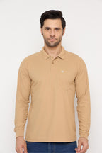 Full Sleeve Polo With Pocket