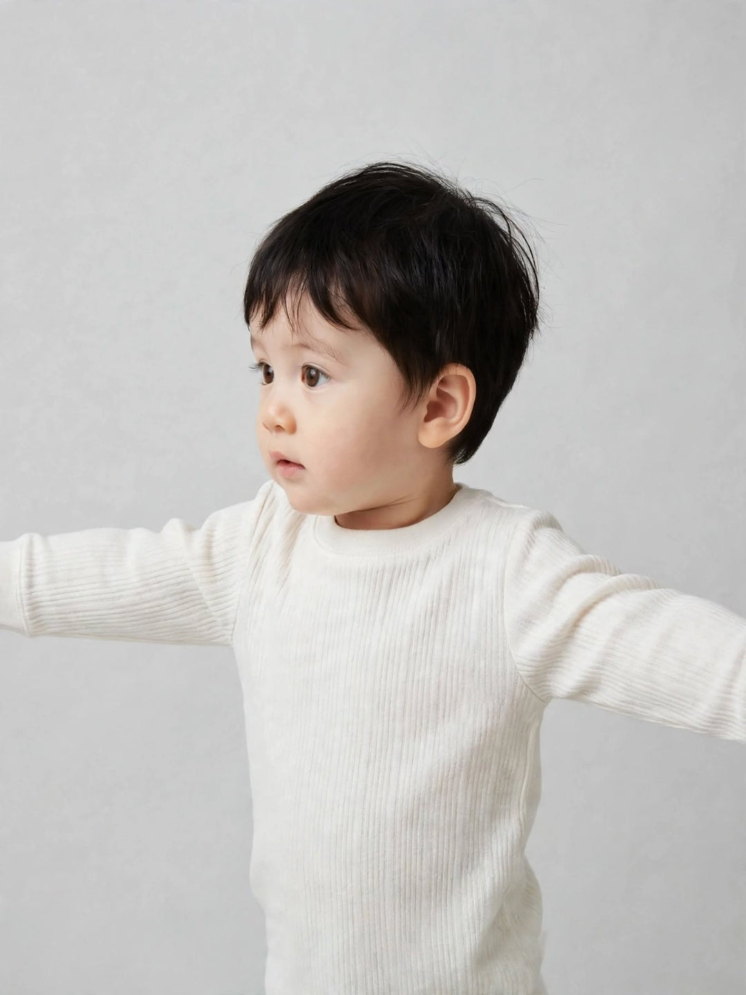 Neva Kids Unisex (Boys and Girls) 3 Uppers Set Esancia Thermal- Off White