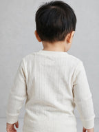 Neva Kids Unisex (Boys and Girls) 3 Uppers Set Esancia Thermal- Off White