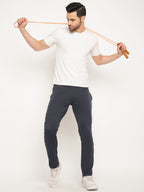 Neva Men Trackpants Elasticated waistband with Drawstring Slim Fit