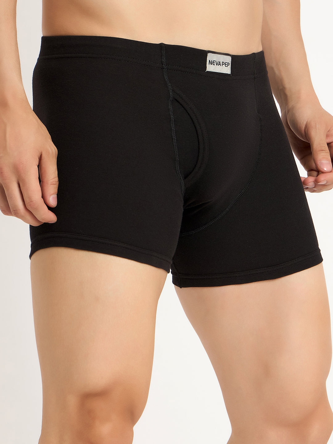 Neva PEP pack of 3 Trunk for Men elasticated waistband front open fly