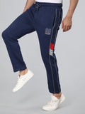 Neva Men lower Drawstring Elasticated Waistband Typography pattern with Side Panel
