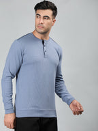 Neva Men Crew Neck Full Sleeves T-shirt Dotted pattern