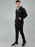 Neva Men Hoody Neck Full Sleeves Tracksuit with Chest Logo