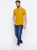 Neva Men Polo Neck Half Sleeves T-shirt Solid Pattern Chest Pocket