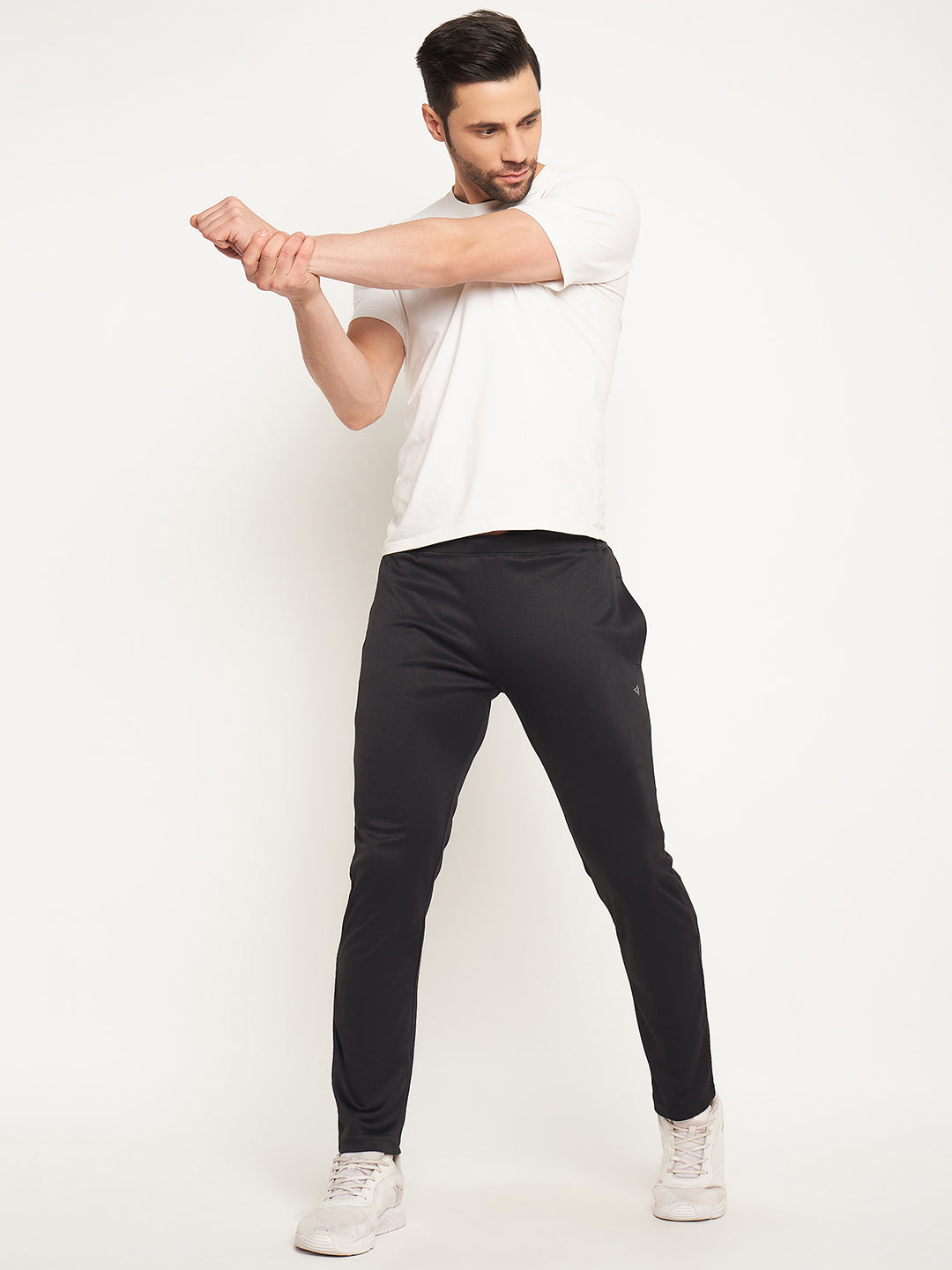 Neva Men Trackpants Elasticated waistband with Drawstring Slim Fit