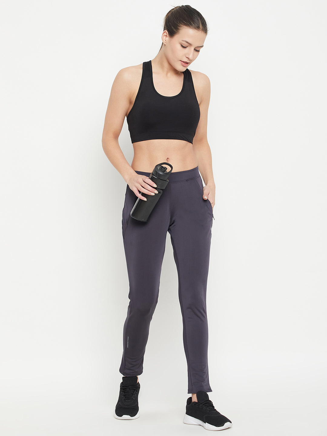 Neva Women Trackpants Elasticated waistband Slim Fit Sports wear