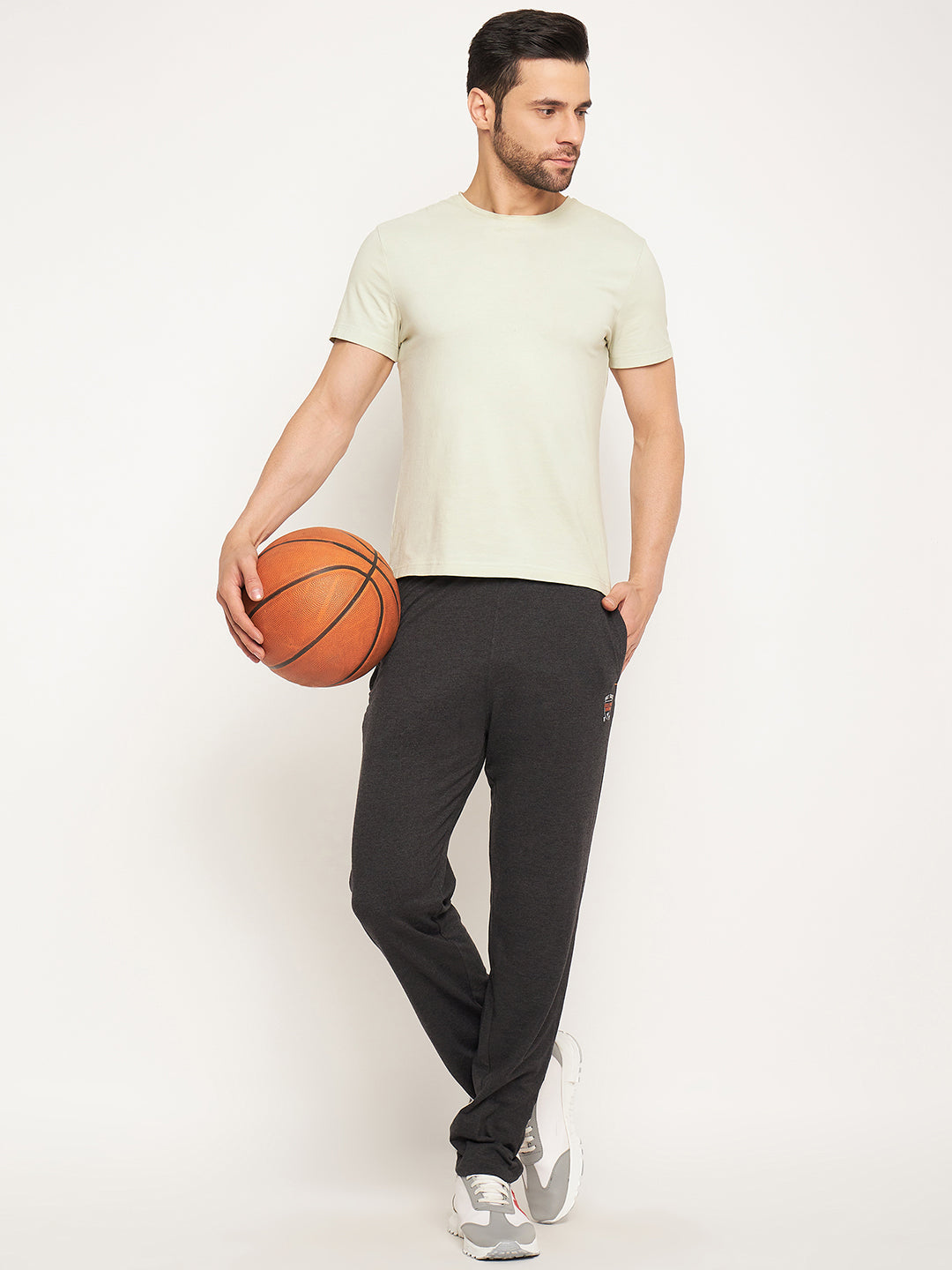 Neva Men Trackpants Elasticated waistband with Drawstring regular Fit