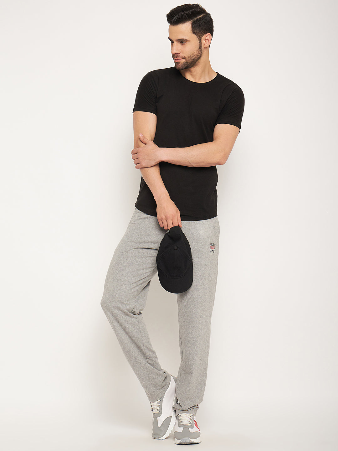 Neva Men Trackpants Elasticated waistband with Drawstring regular Fit
