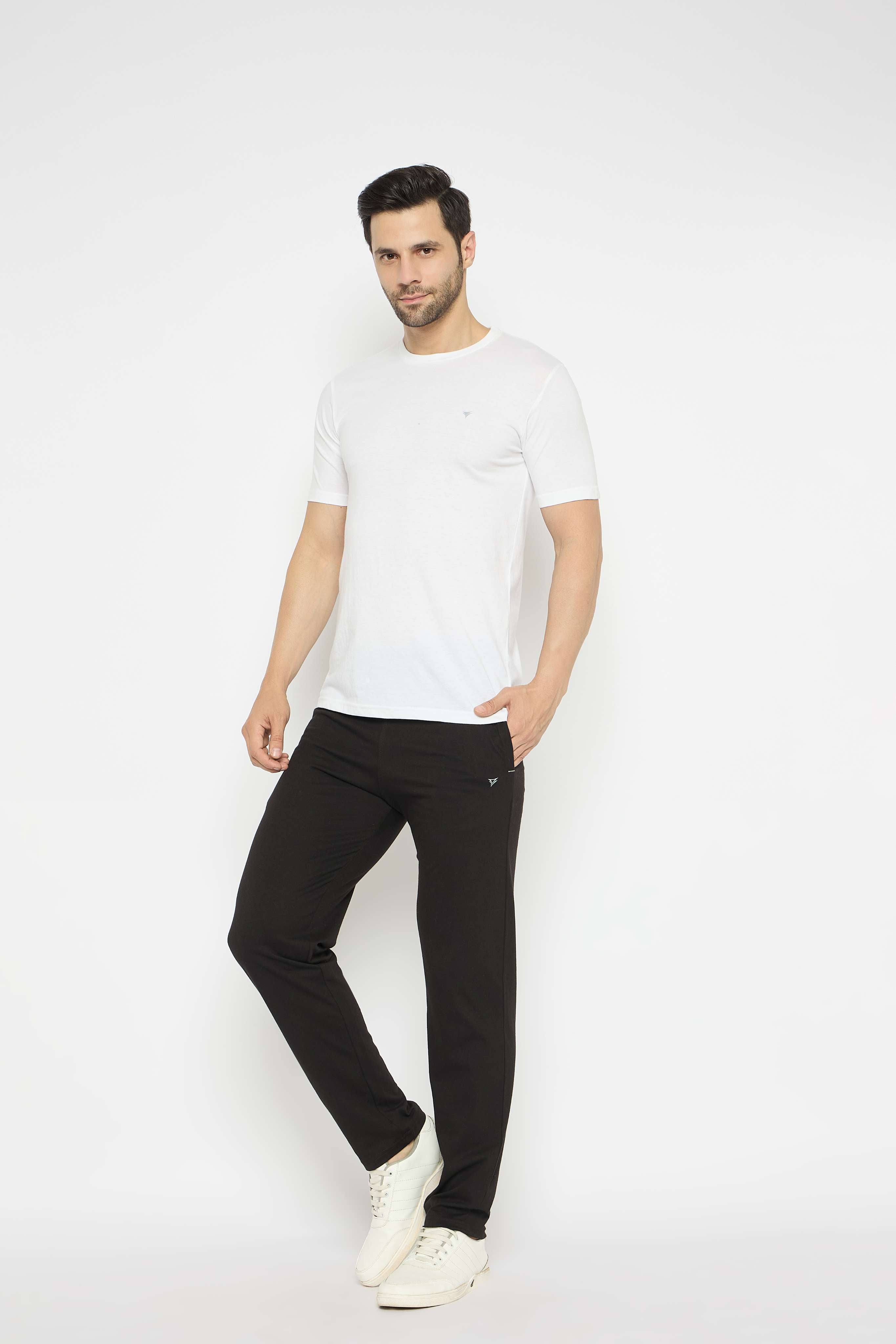 Neva Men trackpant Both side pocket one side zipper drawstring waistband