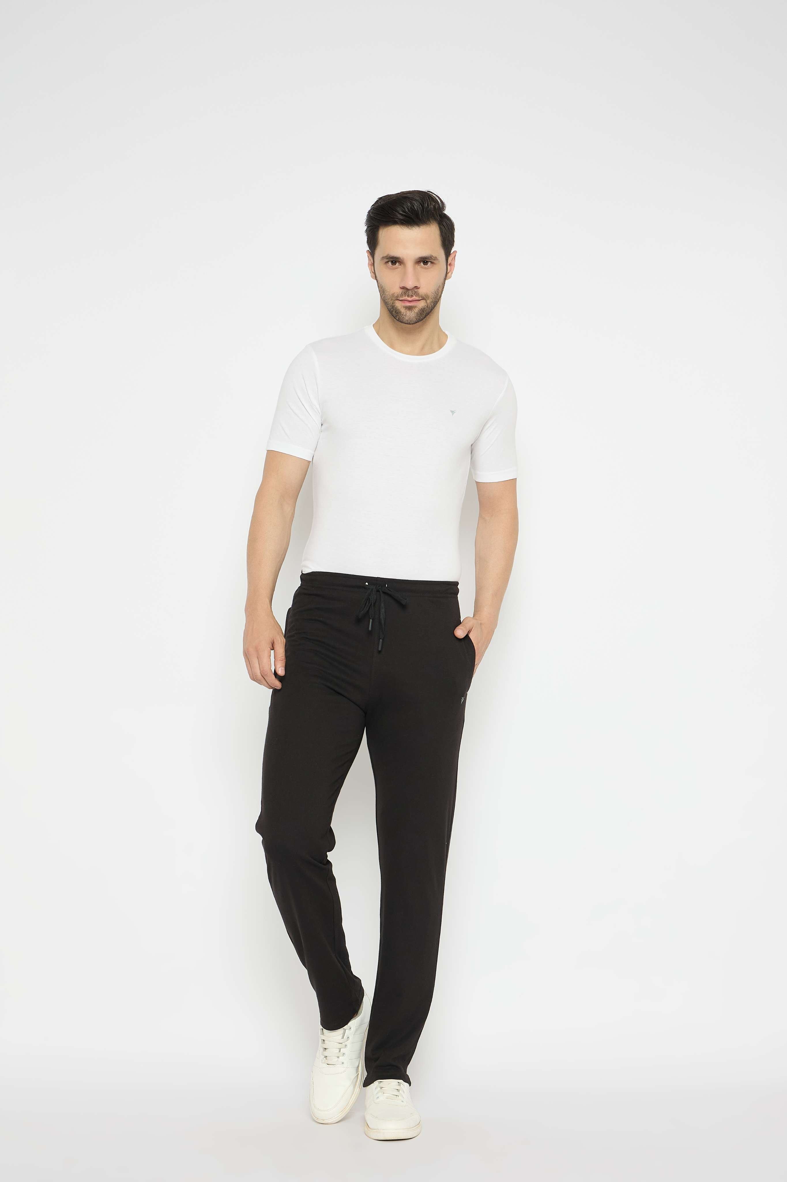 Neva Men trackpant Both side pocket one side zipper drawstring waistband