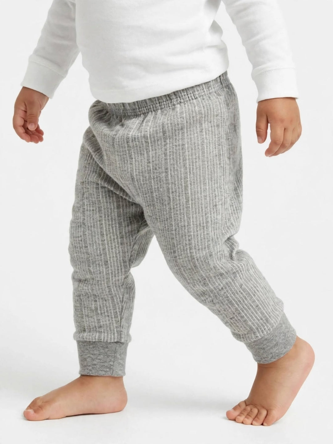Neva Kids Unisex (Boys and Girls) 3 Lowers Set Esancia Thermal- Milange Grey