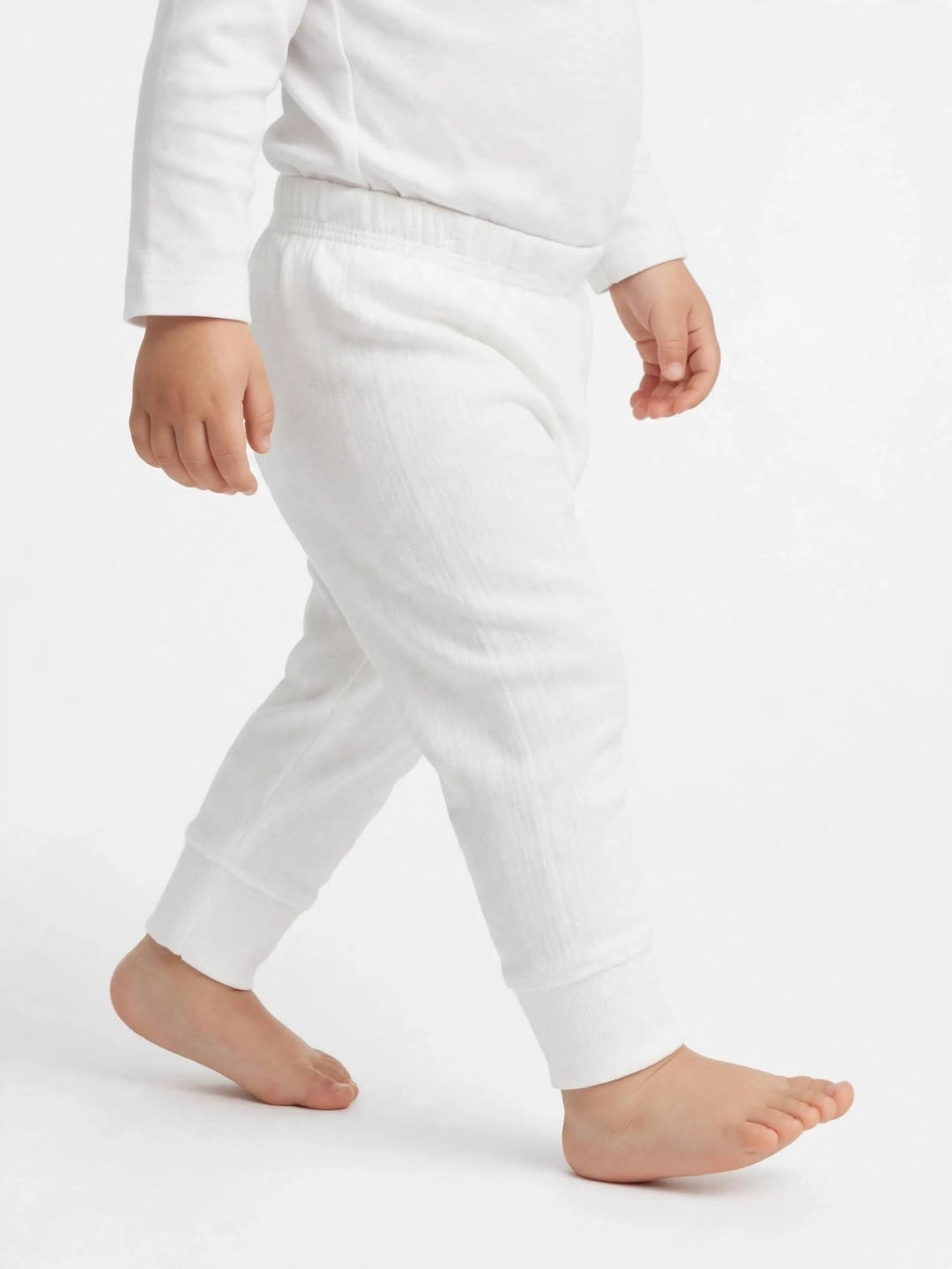 Neva Kids Unisex (Boys and Girls) 3 Lowers Set Esancia Thermal- Off White