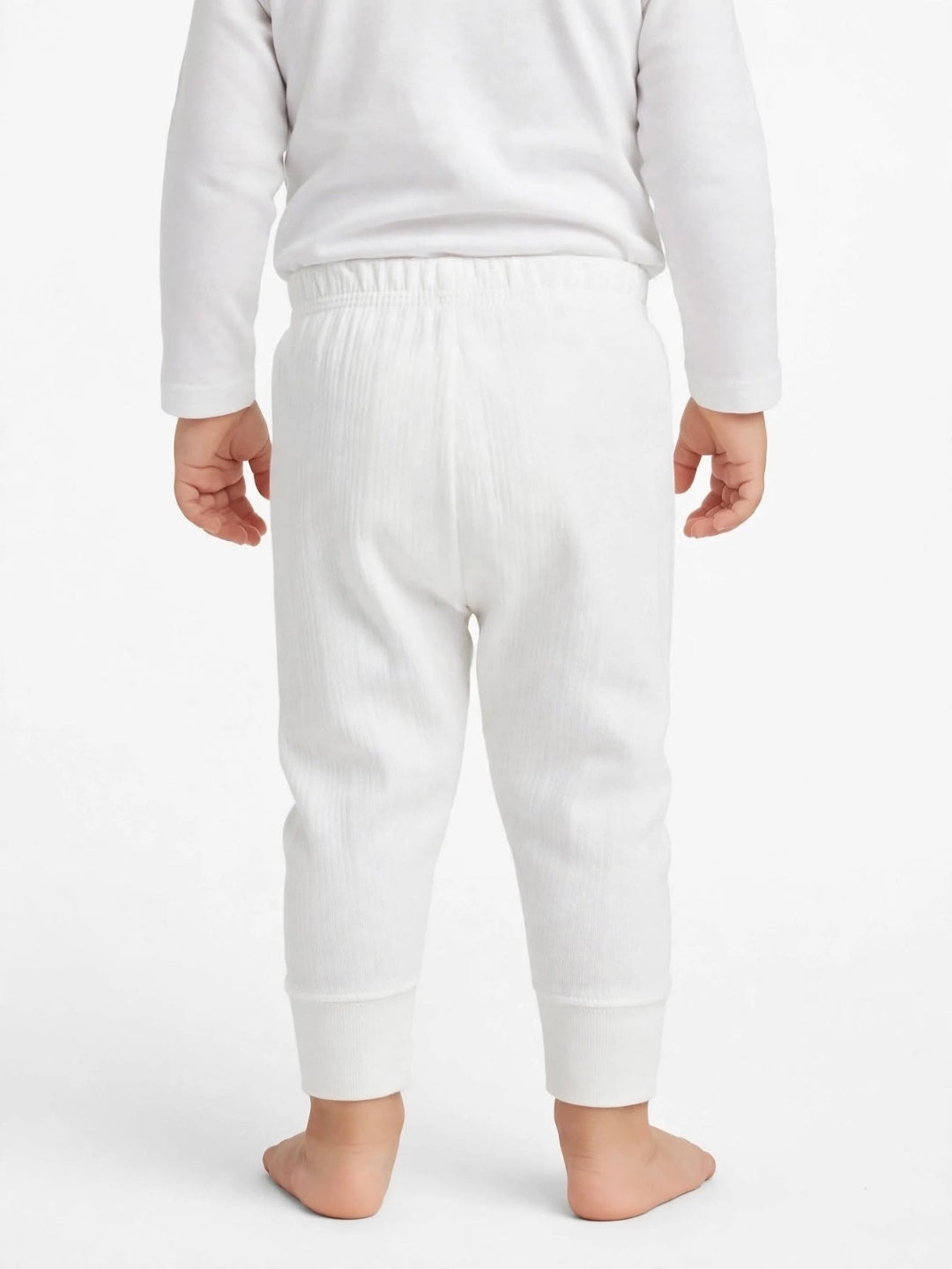 Neva Kids Unisex (Boys and Girls) 3 Lowers Set Esancia Thermal- Off White
