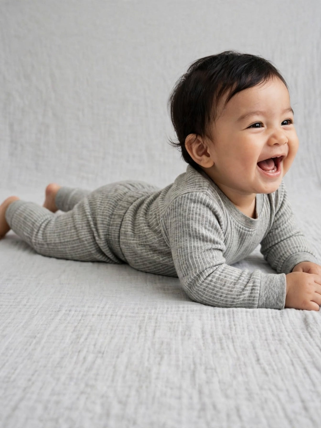 Neva thermal Set For Kids (Esancia)- Milange Grey - 2 pairs