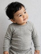 Neva thermal Set For Kids (Esancia)- Milange Grey - 2 pairs