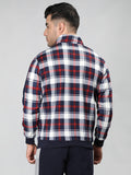 Neva Men T-Neck Full Sleeves Sweatshirt Chequered pattern