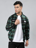 Neva Men T-Neck Full Sleeves Sweatshirt Chequered pattern