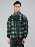 Neva Men T-Neck Full Sleeves Sweatshirt Chequered pattern