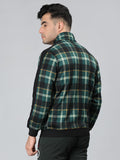 Neva Men T-Neck Full Sleeves Sweatshirt Chequered pattern