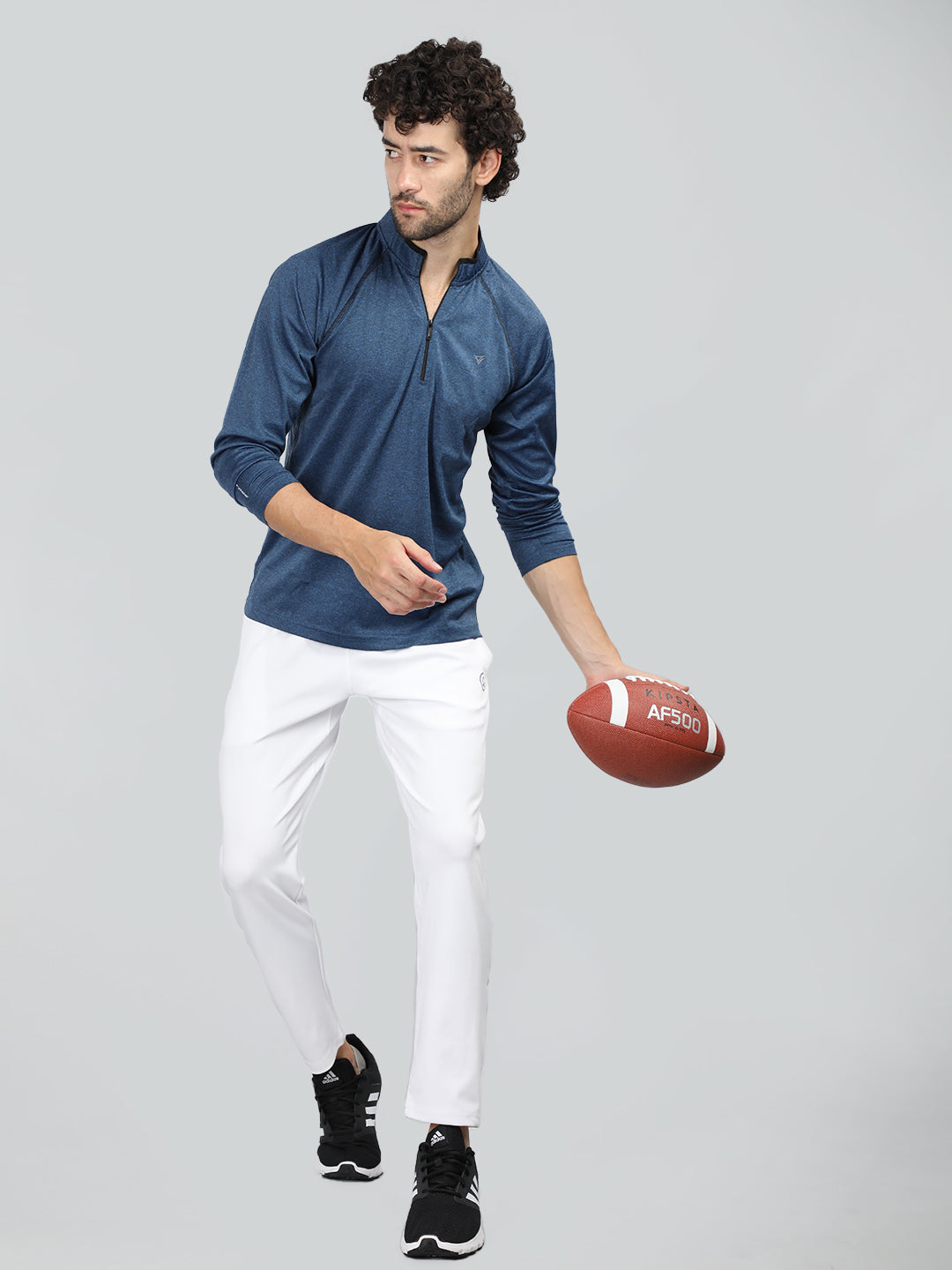 Neva Men T-Neck Full Sleeves T-shirt Textured pattern