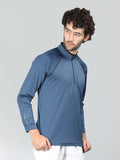 Neva Men T-Neck Full Sleeves T-shirt Textured pattern