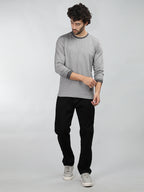 Neva Men Crew Neck Full Sleeves T-shirt Wave pattern