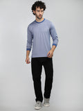 Neva Men Crew Neck Full Sleeves T-shirt Wave pattern