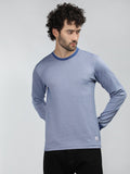 Neva Men Crew Neck Full Sleeves T-shirt Wave pattern