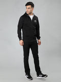 Neva Men Hoody Neck Full Sleeves Tracksuit with Chest Logo