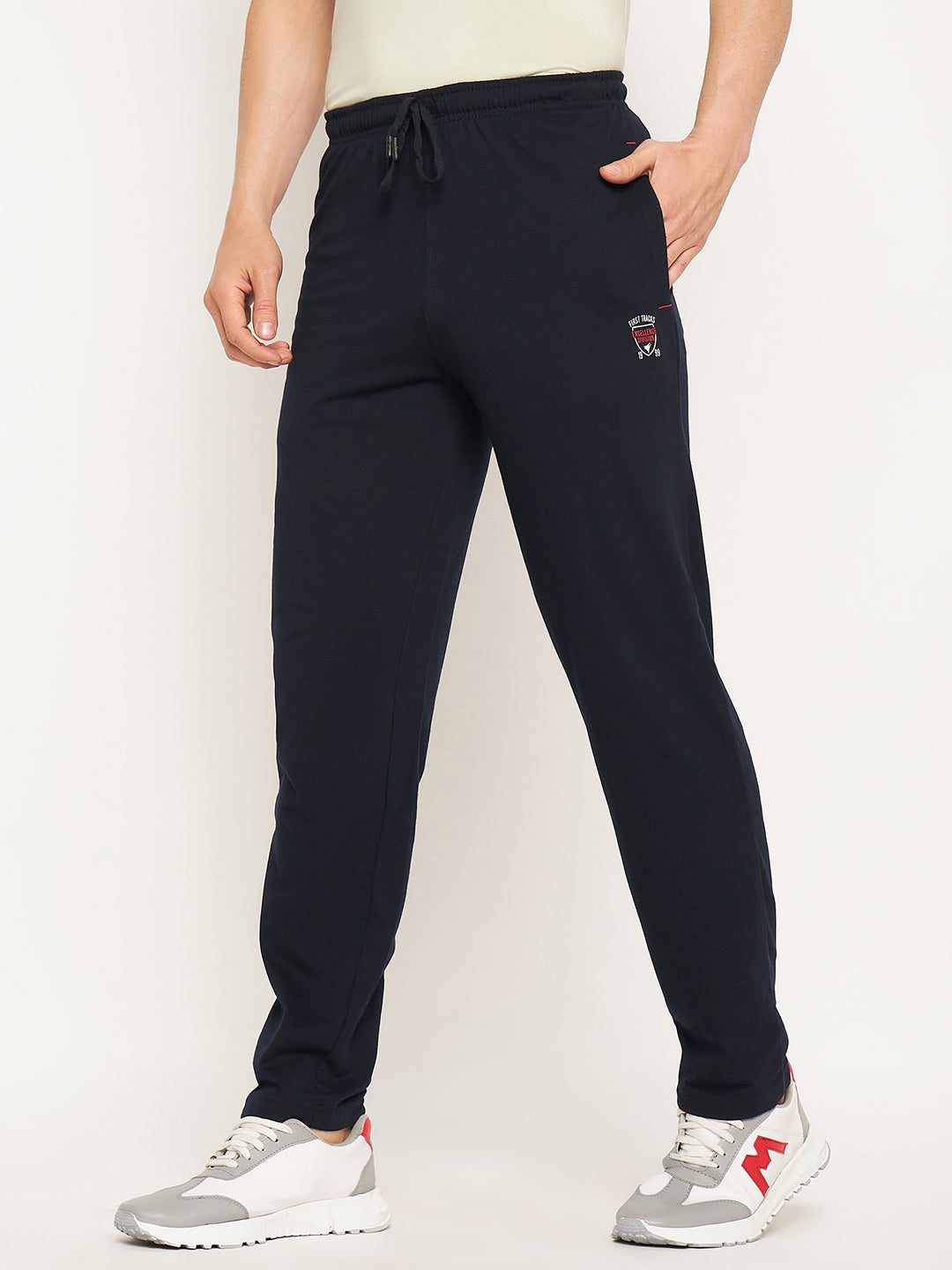 Neva Men Trackpants Elasticated waistband with Drawstring regular Fit